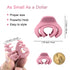 Small Hair Clips for Women, Girls, Kids, Tiny 1.5 Inch Mini Jaw Claw Clips for Thin/Medium Thick Hair (Pack of 10