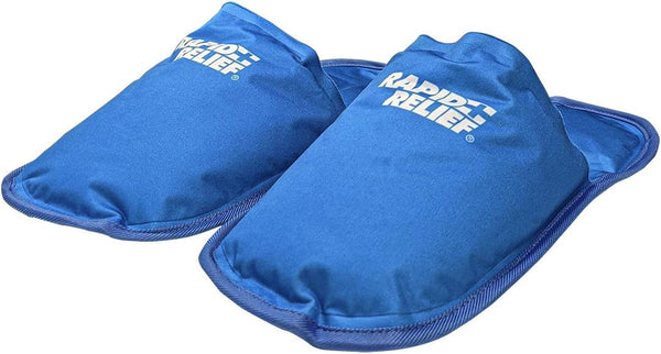 Rapid Relief Hot and Cold Therapy Slippers for Swollen and Painful Feet