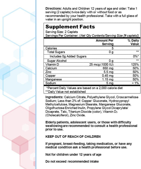 Citracal Maximum Plus - 650 mg Calcium Citrate, 25 mcg (1000 IU) Vitamin D3, Bone Health Support, Calcium Supplement