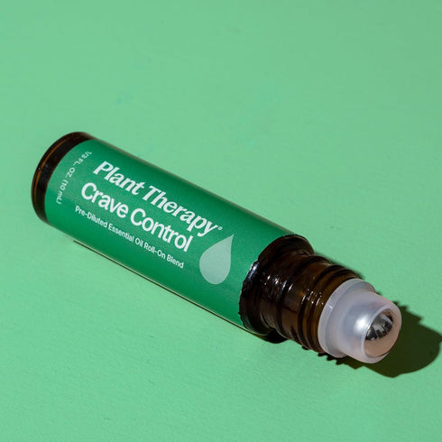 Plant Therapy Crave Control Essential Oil Blend - Pre-Dilute Roll-On 10 mL, 100% Pure