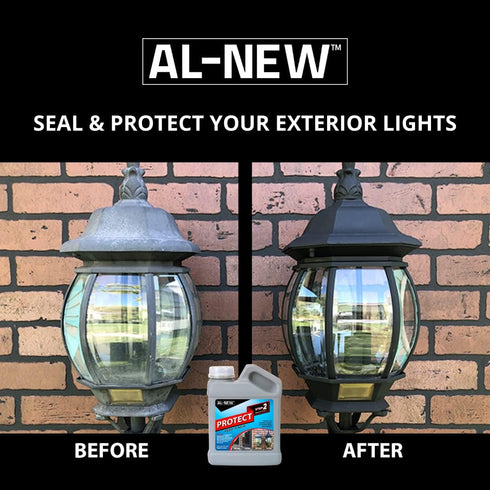 AL-NEW Step 2 Protect, Restoration Solution for Outdoor Furniture, Garage Doors, Window Frames, 16 Ounce