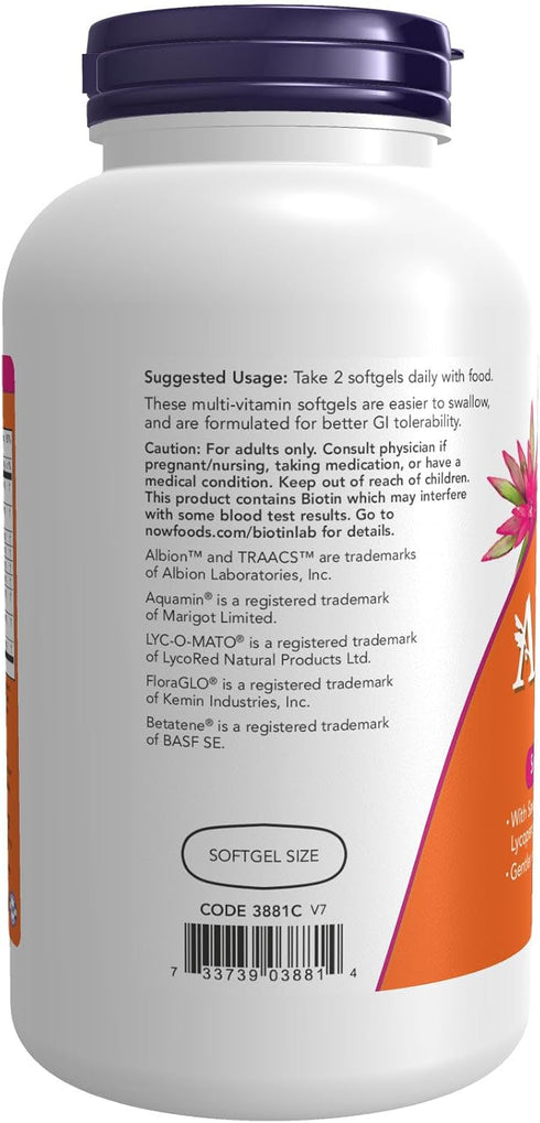 NOW Foods - ADAM Superior Men's Multi - 180 Softgels