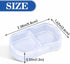 4PCS Pill Case for Purse, Small Portable Travel Daily Pill Organizer AM & PM Mini Vitamin Box Supplement Holder