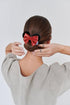 Cute Snow White Mouse Ear Hair Scrunchies for Girls, Velvet Hair Bow Ties, Ponytail Party Favors, Cosplay Accessories