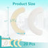 XIIFIIFII 20 Pcs Elastic Ostomy Barrier Strips, Medical Grade Hydrocolloid Waterproof Leak, Pressure Sensitive Skin