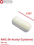 Protocol NAC 600mg - 100 Veg Caps N-Acetyl-Cysteine with Molybdenum & Selenium for Lung Health & Glutathione Synthesis