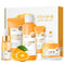 Vitamin C Skincare Set, Moisturizing Face Care Kit with Cleanser, Serum, Cream, Eye Cream, Toner