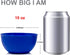 Youngever 9 Pack 10 Ounce Plastic Bowls - Kids Plastic Bowls Set of 9 in Coastal Colors