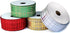 Wired Christmas Ribbon Plaid Set 2.5 Inch 4 Rolls 24 Yards for Decorating Trees, Gift Wrapping, Wreaths, Bows