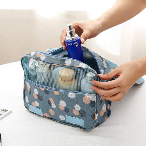 Sechunk Waterproof Travel Toiletry Bags, Multi-function Hanging Cosmetic Bag for Women