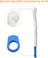 3 Pcs Decanter Cleaner Set, Flexible Wine Bottle Cleaning Brush with Decanter Cleaning Balls (Blue)