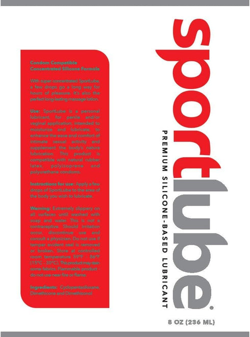 Premium Silicone Lubricant (8.1oz), Personal Sexual Lubrication for Men and Women, Long Lasting, Hypoallergenic