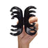 Youxuan 4 Inch Hair Claw for Women, Pretty Grip Clip for Thick Hair, Black