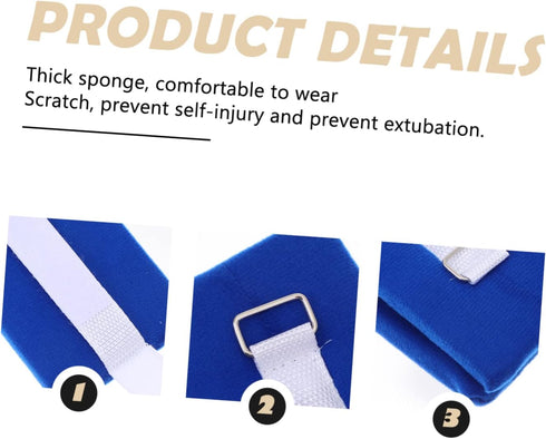 Set 2 of Medical Straps for Hands and Feet - Fall Prevention for Seniors and Disabled