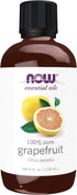 NOW Essential Oils Grapefruit Oil, 100% Pure, Sweet Citrus Aromatherapy Scent, 4-Ounce