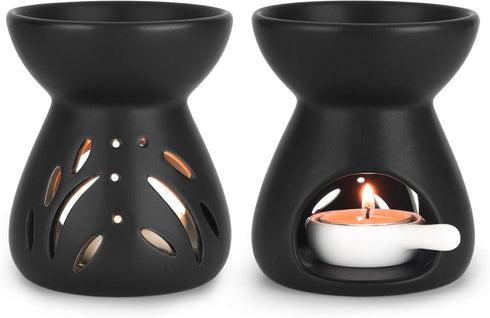 ComSaf Essential Oil Burner Wax Melt Burners Set of 2, Aromatherapy Aroma