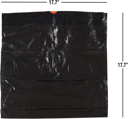 1.2 Gallon Black Garbage Bags, Small Drawstring Trash Bags, 3 Rolls, 110 Counts