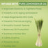 Moisturizing & Firming Lemongrass Body Lotion & Hand Cream, 8oz Natural Moisturizer for Dry Skin