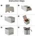 COTOPHER 60pcs Small Gift Boxes, Favor Boxes 2x2x2 inches with Ribbons for Wedding Favors