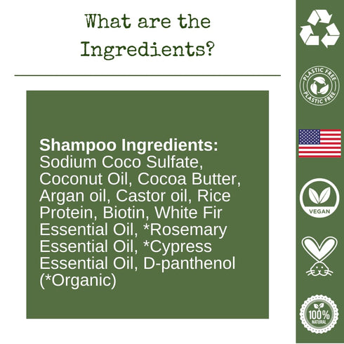 /liv/Nature Shampoo Bar | Growth, Volume & Thickening for Thinning Hair | Rosemary, Biotin & Castor Oil | 1-pk