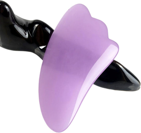 Piegricdiat Portable Massager Natural Facial Gua Sha Scraping Massage Tool, Neck, Shoulder Back