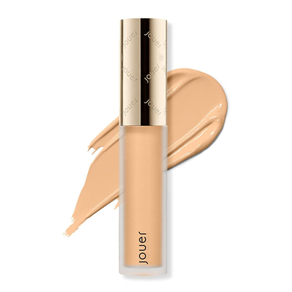 Jouer Essential High Coverage Liquid Concealer, Soft Matte Finish, Color Corrector for Spot Coverage, Creme Brulee
