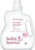 ATTITUDE Baby Laundry Detergent Liquid, EWG Verified, Vegan, Unscented, 80 Loads, 67.6 Fl Oz, Safe for Infant Clothes