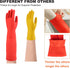 Use,15",2 North Tower Kitchen Washing Room Gloves Fleece Lined, Reusable, Waterproof with Extra-Long Cuff & Anti-Slip