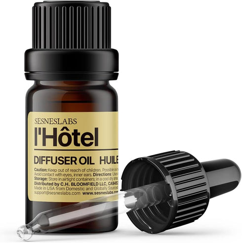 l'Hotel Diffuser Oil, White Floral Citrus Scent, Essential Oils Blend for Ultrasonic Diffuser, 10 ml