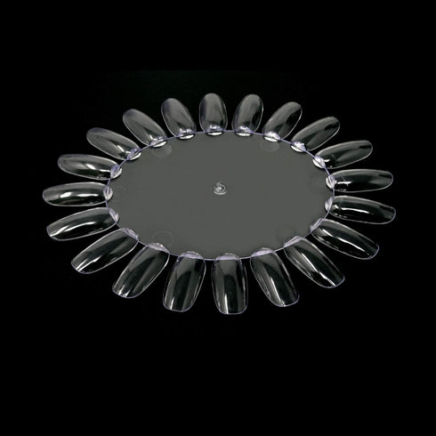 Honbay 20PCS Plastic False Nail Swatches Wheels, Nail Art Color Polish Display Wheel for Manicure