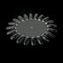 Honbay 20PCS Plastic False Nail Swatches Wheels, Nail Art Color Polish Display Wheel for Manicure
