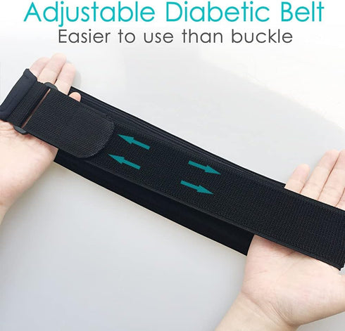 Kids Diabetic Belt - T1D Children Insulin Pump Holder, Adjustable Waist Band for EpiPens, Medical Devices for Girls and