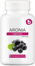 Organic Aronia Berry Capsules – Black Chokeberry Supplement with Natural Anthocyanins, 500mg, 90 Vegan Capsules