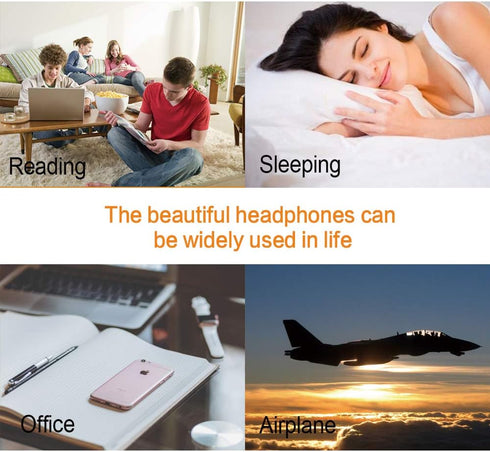 Sleep Earplugs - Noise Isolating Silicone Earbuds for Insomnia, Side Sleepers, Snoring, Travel & Relaxation (Blue)