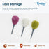 3 Pack Microfiber Delicate Duster & Detail Brush, Dual Ended Duster with Washable Screen Cleaning Tool