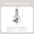 Professional Portable Stainless Manual Nose & Ear Hair Trimmer, 12 Sharp Blades, Universal for Men and Women