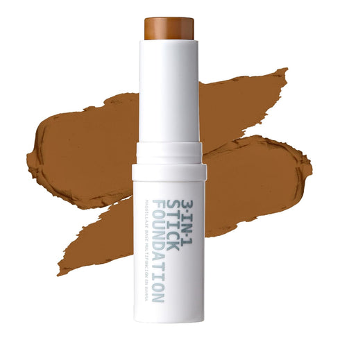 Ruby Kisses Natural Full Coverage 3-In-1 Stick Foundation, Lightweight, Long Lasting, Easy to Apply, Concealer &