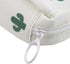 Rosojodg 1Pc Green Cactus Sanitary Napkin Storage Bag with Colorful Print Design Portable Zipper Menstrual Pad Bag