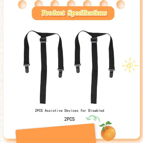Tovyzalg 2PCS Adjustable Clip & Pull Dressing Aid for Elderly, Disabled & Pregnant Women Mobility Assist Tool for Pants