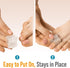 5 STARS UNITED Big Toe Spacers – 4 Gel Separators for Bunions, Overlapping Toes, Alignment, Diabetic Foot Care, Clear