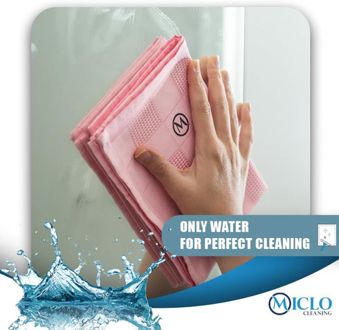 Set 3 16'' 24'' Microfibre Premium Cleaning Cloth of - Magic Cloth | All Purpose, Absorbent Washcloth | Microfiber