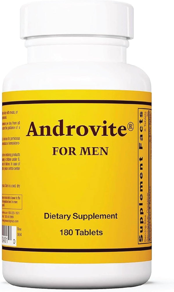 Optimox Androvite for Men, Magnesium Supplement, 500mg, 180 Count