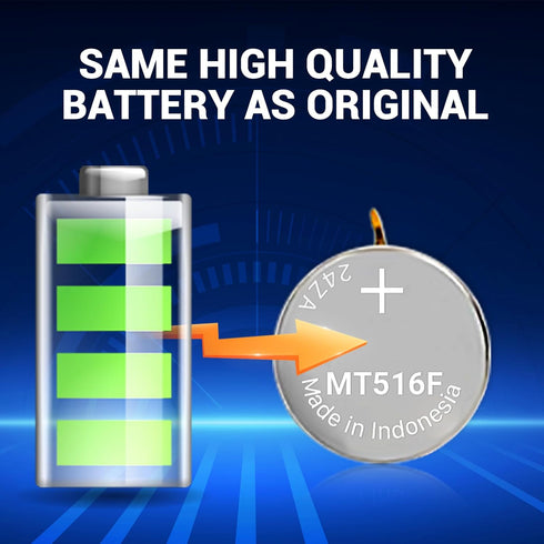 PFHL 295-7600 295-76/295-7600 A930 A980 B020 B023 A930 A980 MT516 MT516F Battery, Compatible with Citizen Eco-Drive