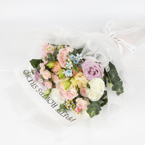 20 Sheet Waterproof Flower Wrapping Paper, Floral Bouquet Packaging Paper for Wedding Birthday Gift DIY