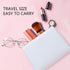 Vtrem Retractable Makeup Brush Set, 3 Colors Kabuki Foundation Brush, Portable Mini Makeup Brushes with Cover