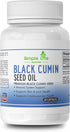 Organic Black Cumin Seed Capsules - Support Cardiovascular and Respiratory System - 60 Caps