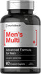 Horbaeach Multivitamin for Men | 60 Caplets | Non-GMO & Gluten Free Vitamins & Minerals Daily Supplement