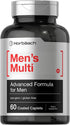 Horbaeach Multivitamin for Men | 60 Caplets | Non-GMO & Gluten Free Vitamins & Minerals Daily Supplement