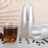 Stemless 12oz Supplies(Clear,100 Ziliny Disposable Glasses Crystal Plastic Wine Glasses Clear Classic Pet Cup