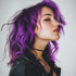 Purple Hair Dye Wax Temporary Color Pomade 4.23 oz, Natural Instant Hair Styling Clay for Halloween, Cosplay, Party